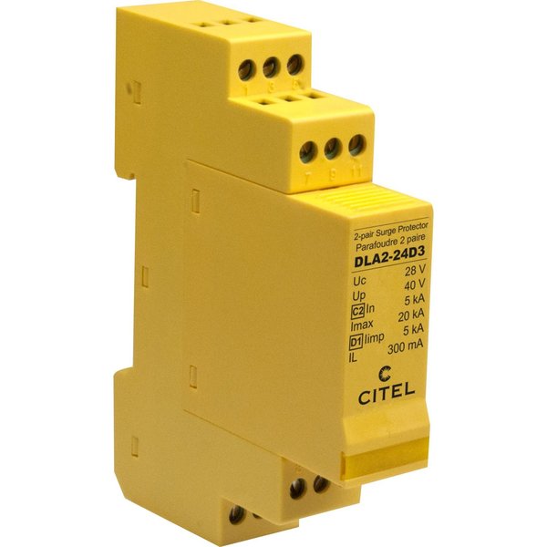 Citel Line Protector, 24V, 4 DLA2-24D3